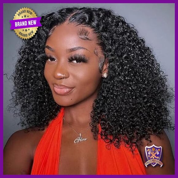 13x6 Lace Front Human Hair Wig 220% Density Glueless Pre-Plucked Bob main image 5